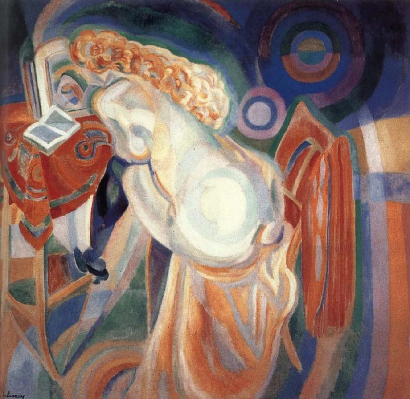 Delaunay, Robert The nude female is reading